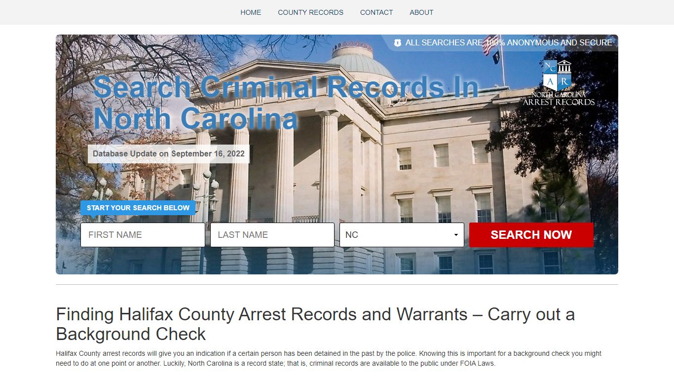How to Find Halifax County Arrest Records and Warrants